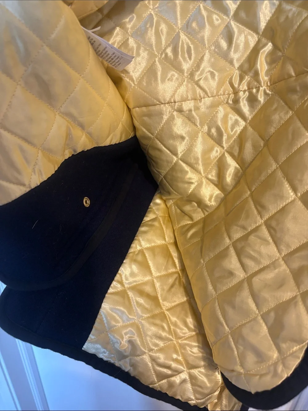 J. Crew Navy Summit parka in Italian stadium-cloth wool